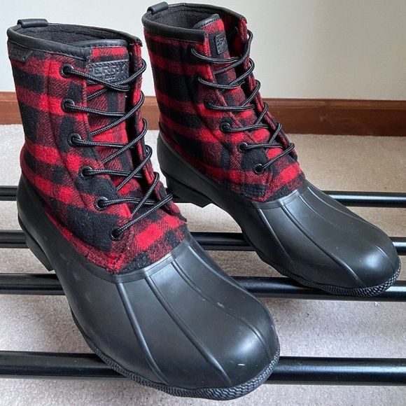 SPERRY Men Saltwater Duck Boots - NEW NIB NWB - Picture 7 of 8